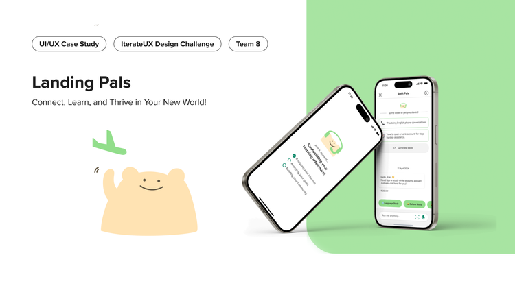 Landing Pals UX design